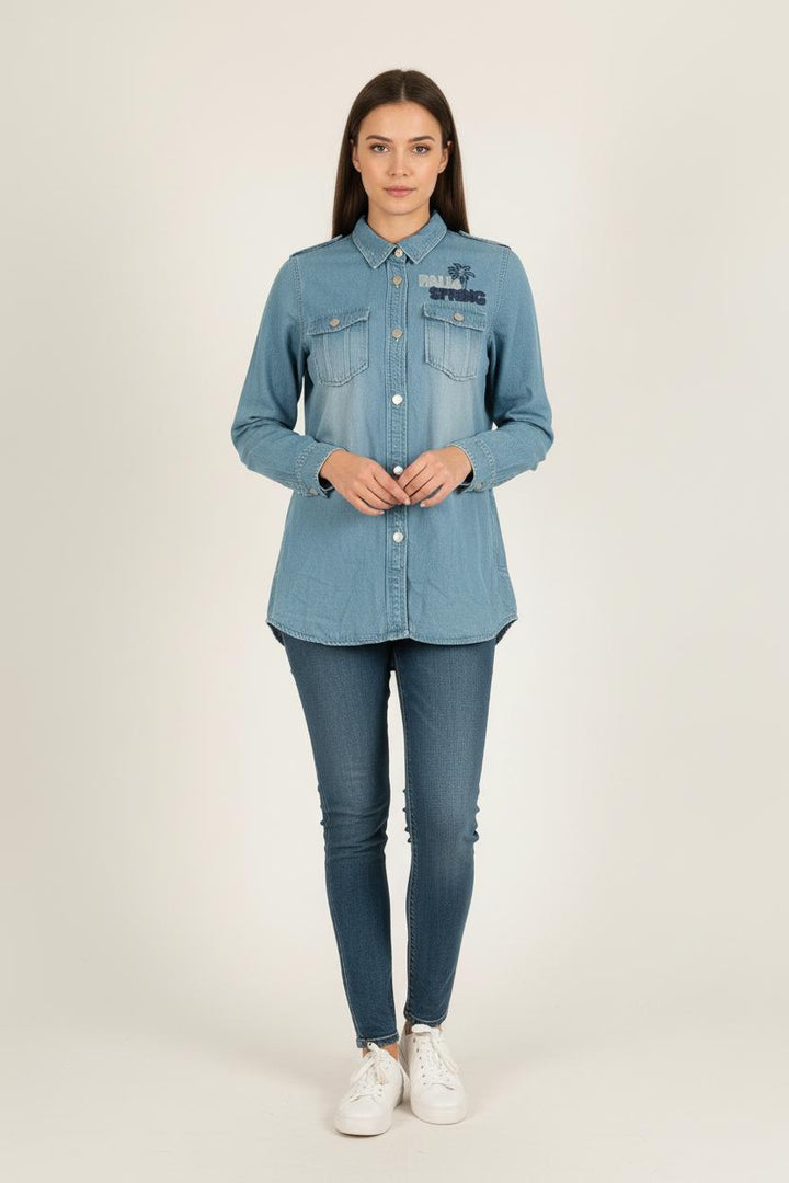 Surchemise Bleue - Taille S/36 de la marque Bérénice | PARAD73644 - Vendu par Paradigme - Image 1