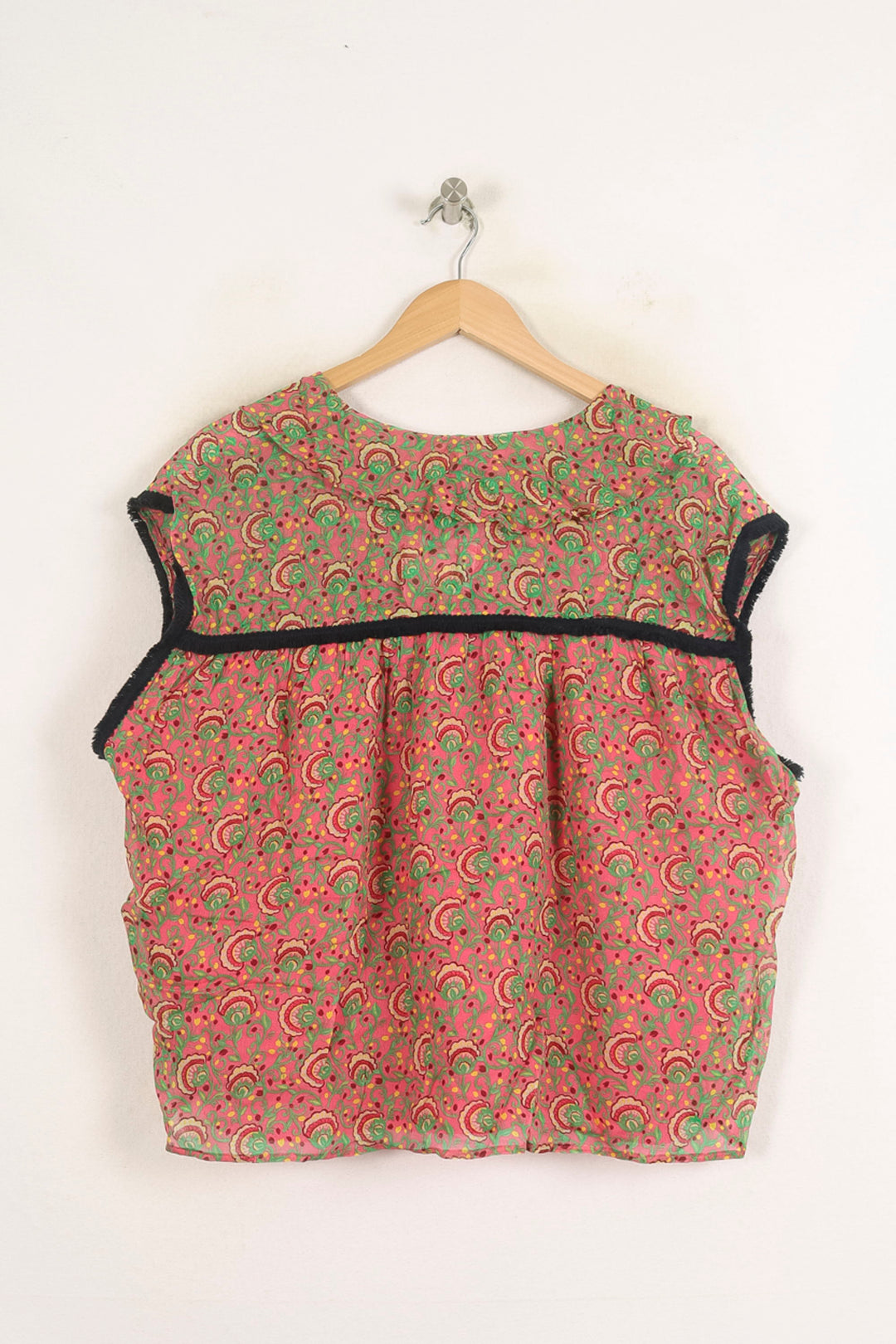 Blouse Rose et Vert - Taille S/36 de la marque Bérénice | PARAD73647 - Vendu par Paradigme - Image 4