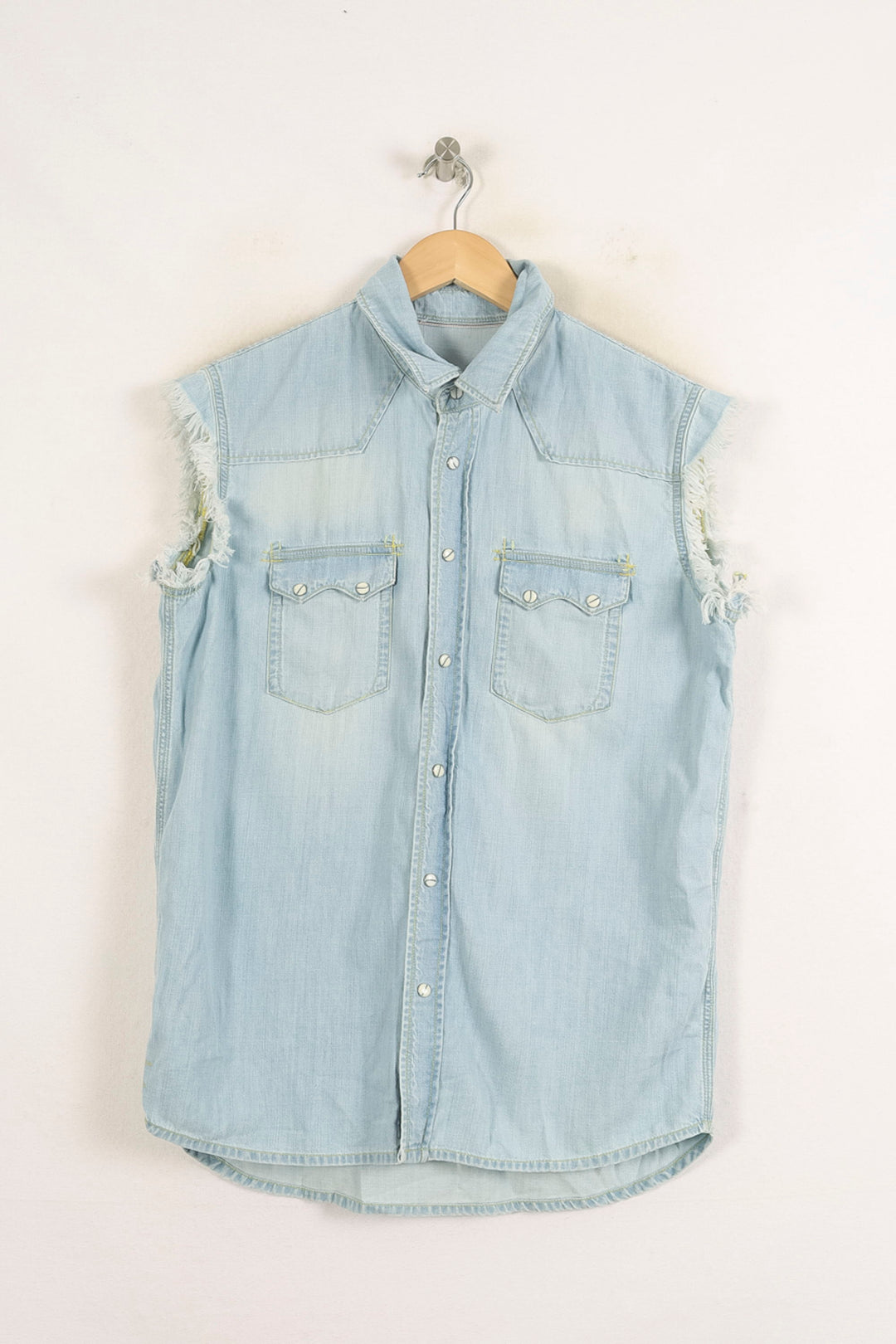 Gilet Sans Manches Bleu - Taille S/36 de la marque Bérénice | PARAD73648 - Vendu par Paradigme - Image 2