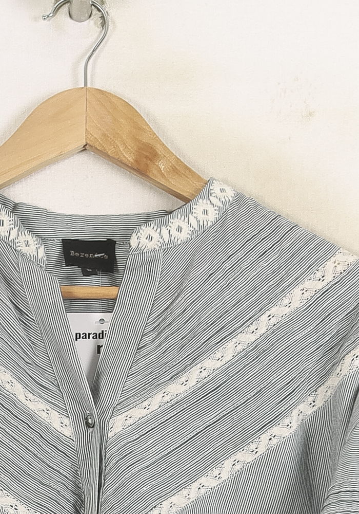 Blouse Bleue et Blanche - Taille S/36 de la marque Bérénice | PARAD73650 - Vendu par Paradigme - Image 3
