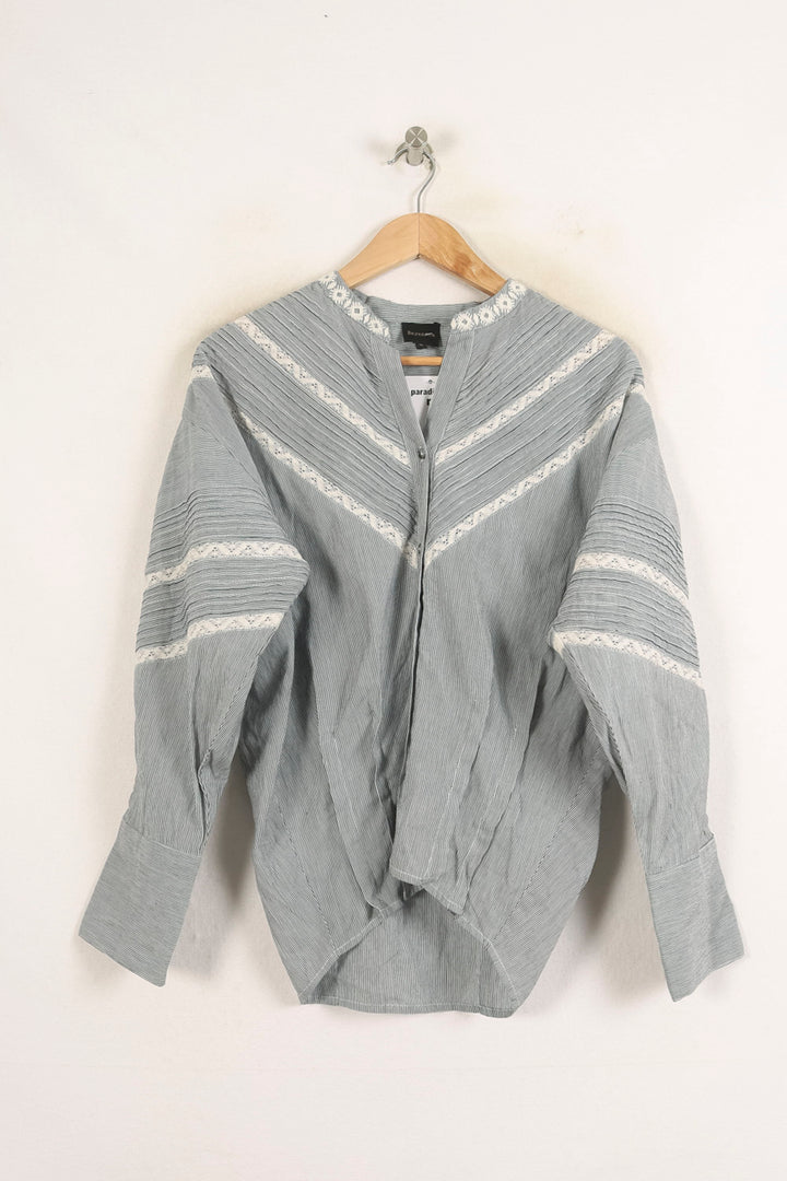Blouse Bleue et Blanche - Taille S/36 de la marque Bérénice | PARAD73650 - Vendu par Paradigme - Image 2