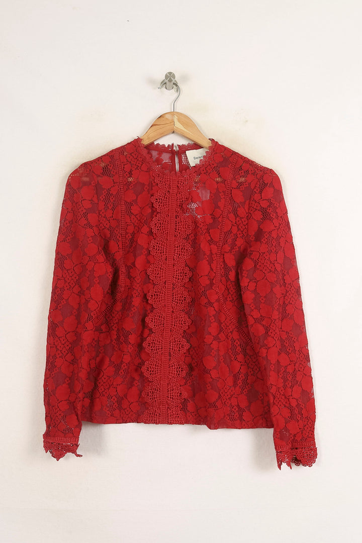 Blouse Rouge - Taille S/36 de la marque Bérénice | PARAD73655 - Vendu par Paradigme - Image 2