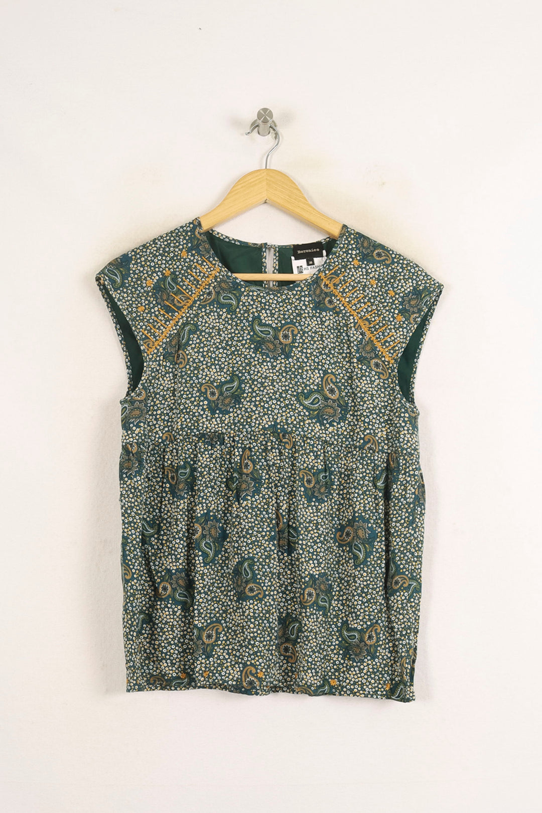 Blouse Verte - Taille S/36 de la marque Bérénice | PARAD73659 - Vendu par Paradigme - Image 2