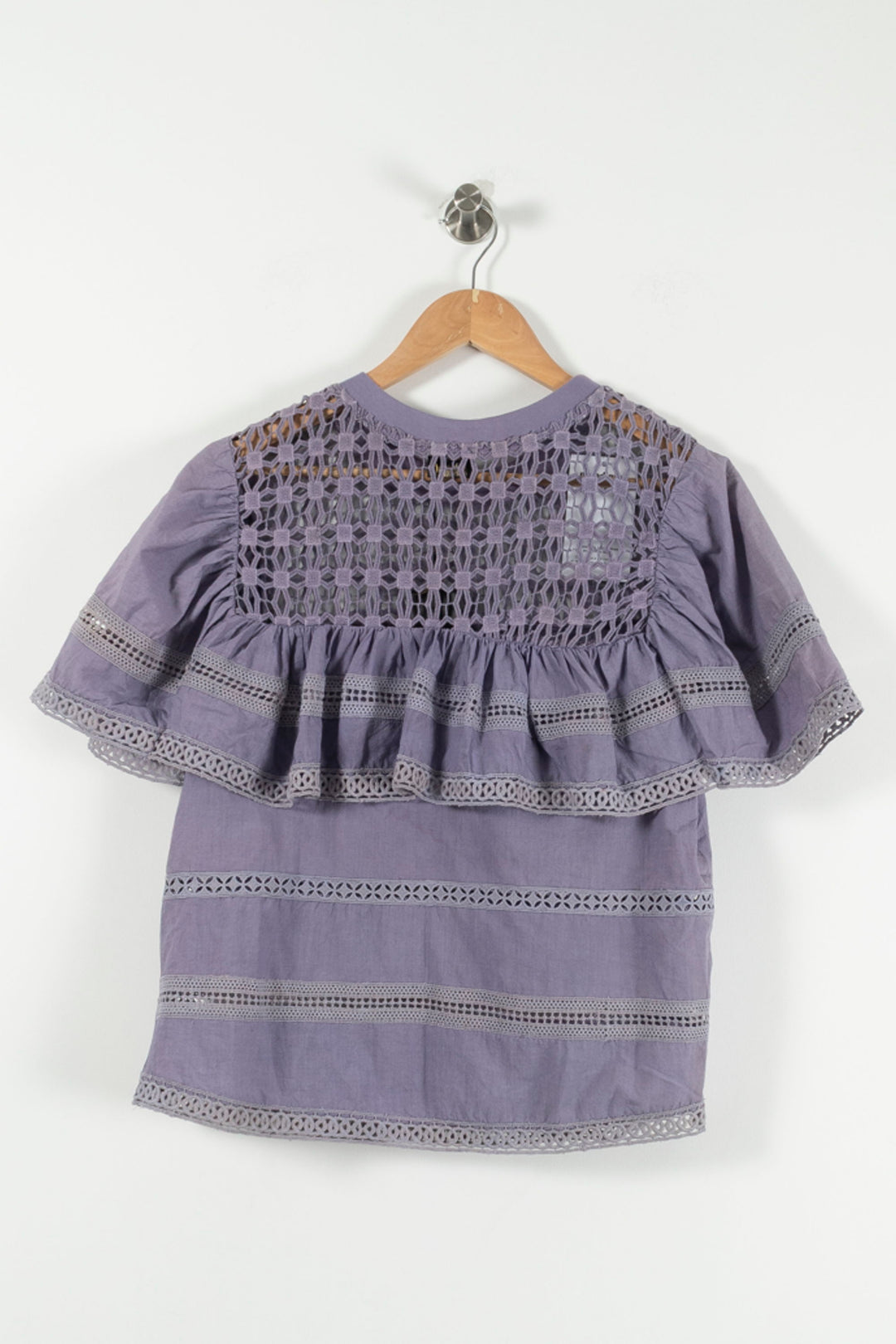 Blouse Violette - Taille S/36 de la marque Bérénice | PARAD73660 - Vendu par Paradigme - Image 4