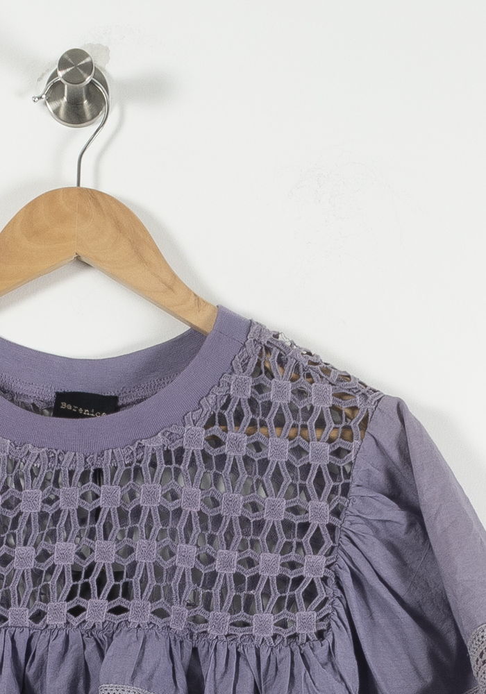 Blouse Violette - Taille S/36 de la marque Bérénice | PARAD73660 - Vendu par Paradigme - Image 3