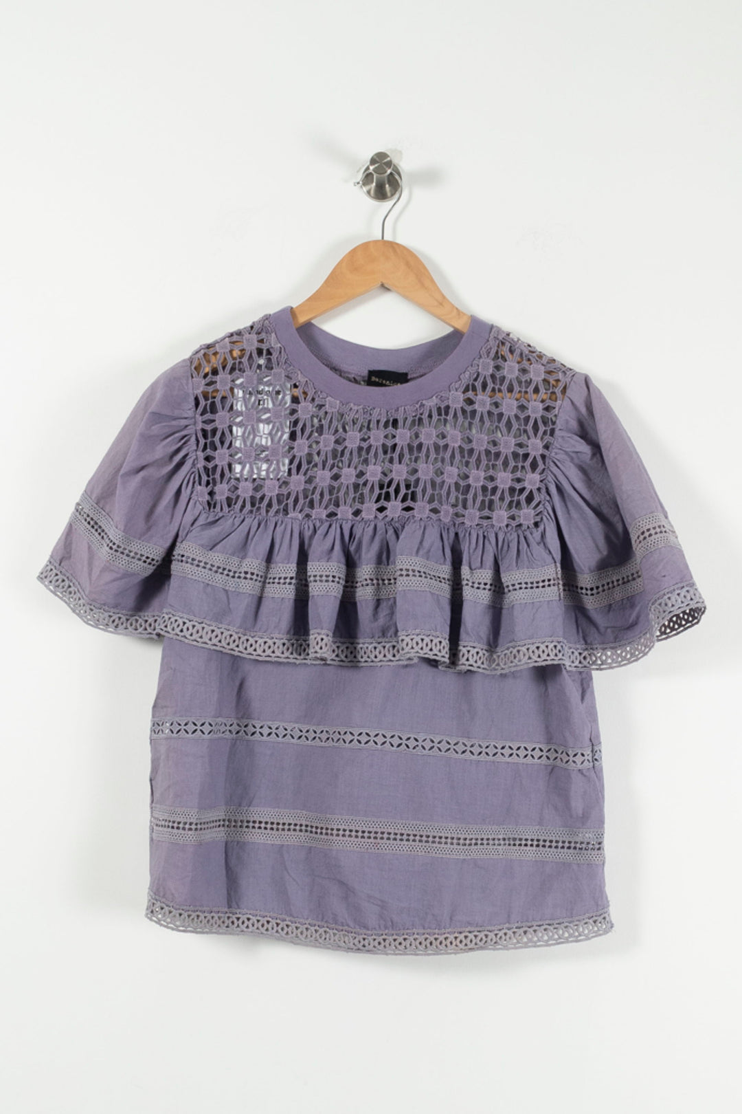 Blouse Violette - Taille S/36 de la marque Bérénice | PARAD73660 - Vendu par Paradigme - Image 2
