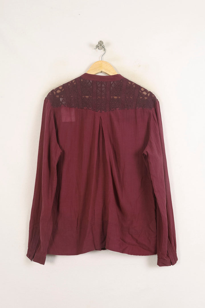 Chemise Violette - Taille S/36 de la marque Bérénice | PARAD73665 - Vendu par Paradigme - Image 4