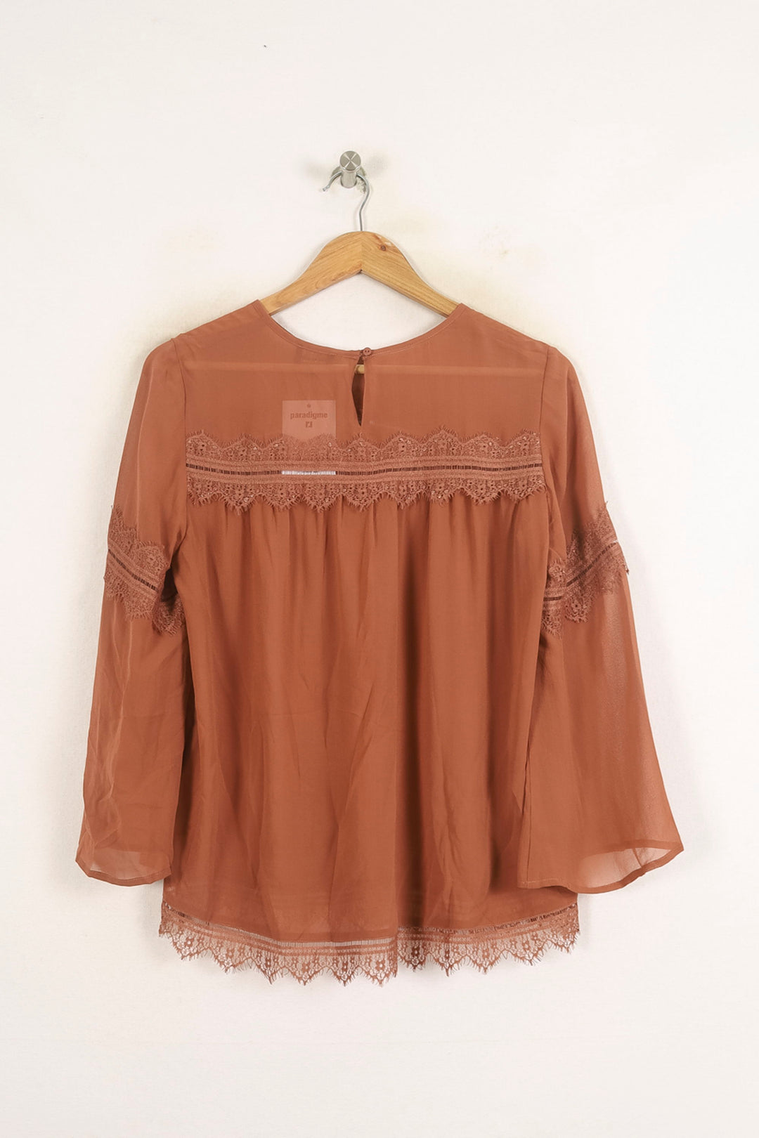 Blouse Marron - Taille S/36 de la marque Bérénice | PARAD73670 - Vendu par Paradigme - Image 4
