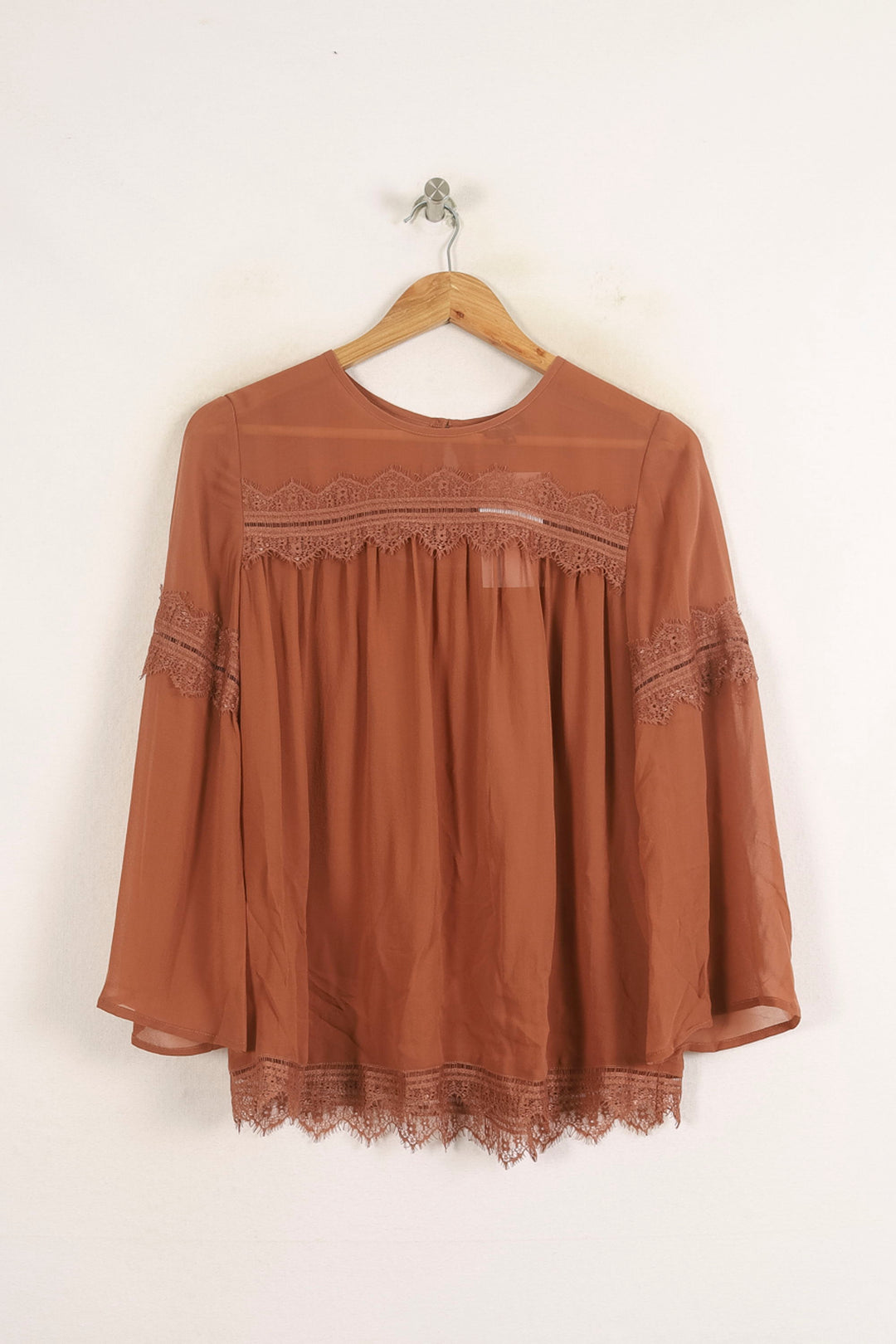 Blouse Marron - Taille S/36 de la marque Bérénice | PARAD73670 - Vendu par Paradigme - Image 2
