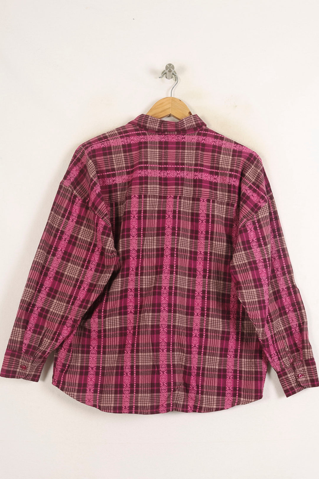 Chemise À Carreaux Violette et Rose - Taille S/36 de la marque Bérénice | PARAD73671 - Vendu par Paradigme - Image 4
