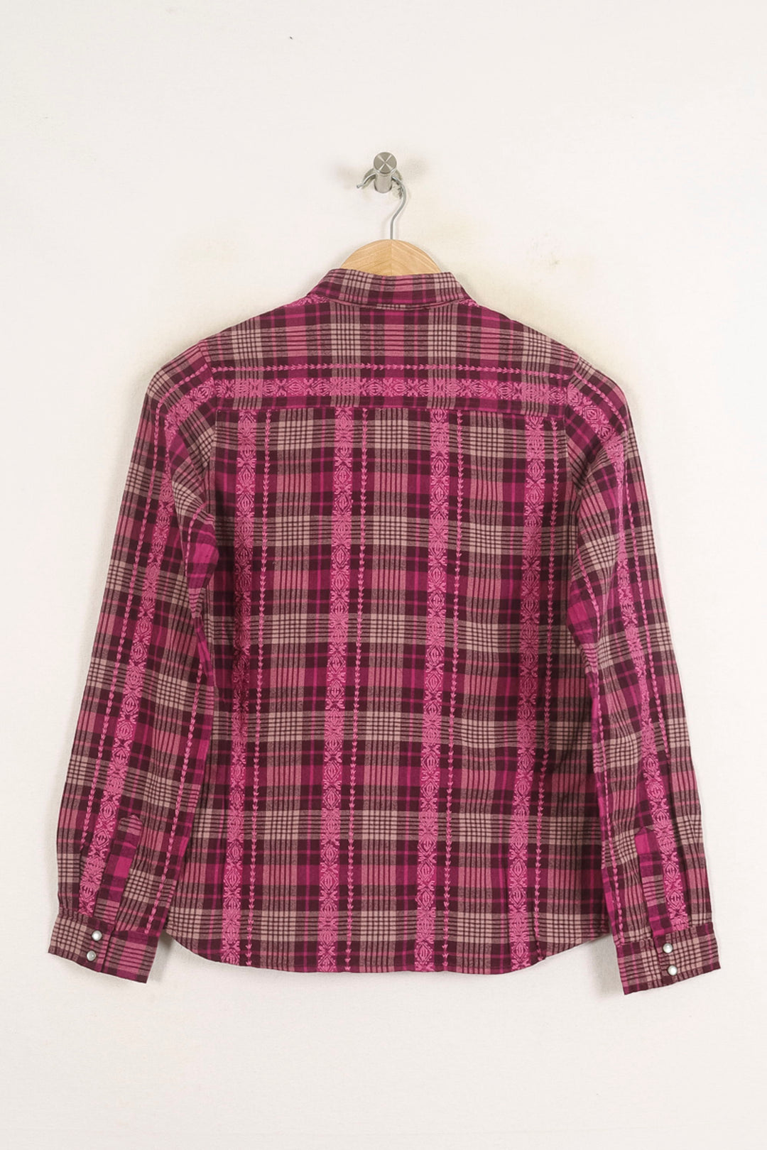 Chemise À Carreaux Violette et Rose - Taille S/36 de la marque Bérénice | PARAD73676 - Vendu par Paradigme - Image 4