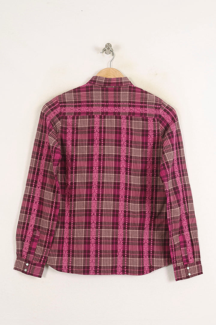 Chemise À Carreaux Violette et Rose - Taille S/36 de la marque Bérénice | PARAD73676 - Vendu par Paradigme - Image 4