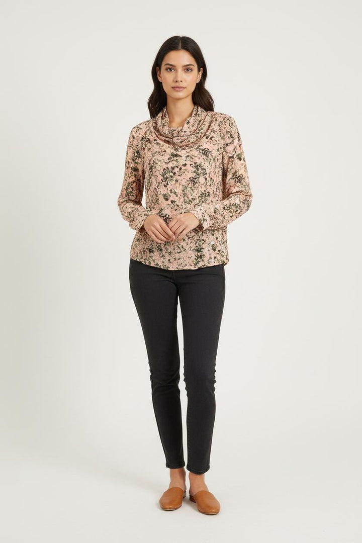 Blouse Rose et Verte - Taille S/36 de la marque Bérénice | PARAD73677 - Vendu par Paradigme - Image 1