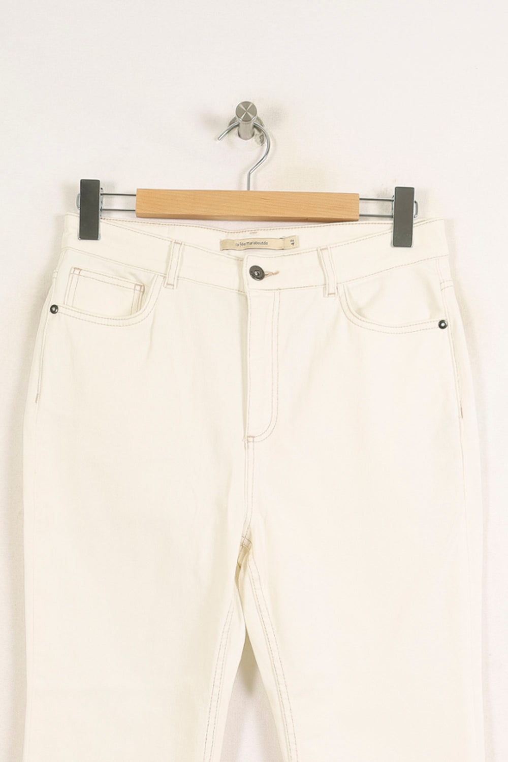 Jean Beige - Taille XL/42 de la marque La Fée Maraboutée | PARAD73681 - Vendu par Paradigme - Image 2