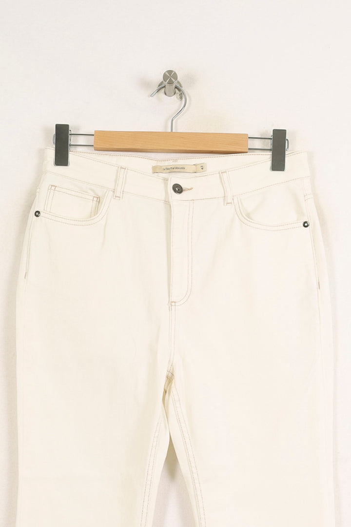 Jean Beige - Taille XL/42 de la marque La Fée Maraboutée | PARAD73681 - Vendu par Paradigme - Image 2