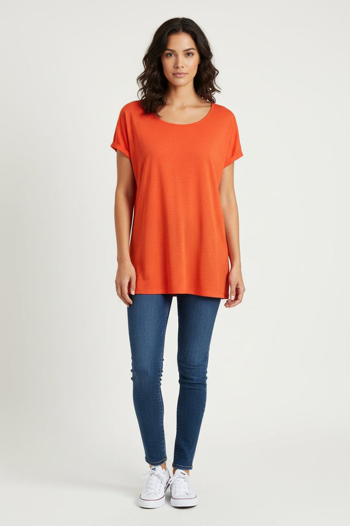 Tee-shirt Orange - Taille S/36 de la marque Majestic Filatures | PARAD73685 - Vendu par Paradigme - Image 1