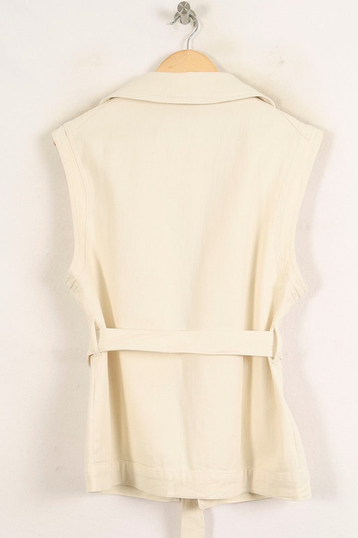 Veste Sans Manches Beige - Taille M/38 de la marque Imprevu | PARAD73702 - Vendu par Paradigme - Image 4