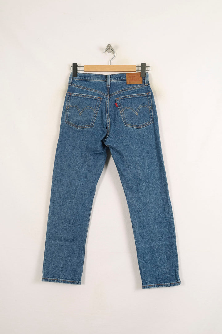 Jean Droit Bleu - Taille S/36 de la marque Levi's | PARAD73711 - Vendu par Paradigme - Image 4