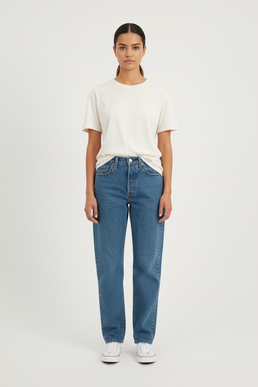Jean Droit Bleu - Taille S/36 de la marque Levi's | PARAD73711 - Vendu par Paradigme - Image 1