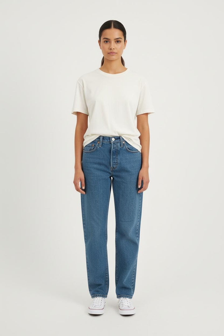Jean Droit Bleu - Taille S/36 de la marque Levi's | PARAD73711 - Vendu par Paradigme - Image 1