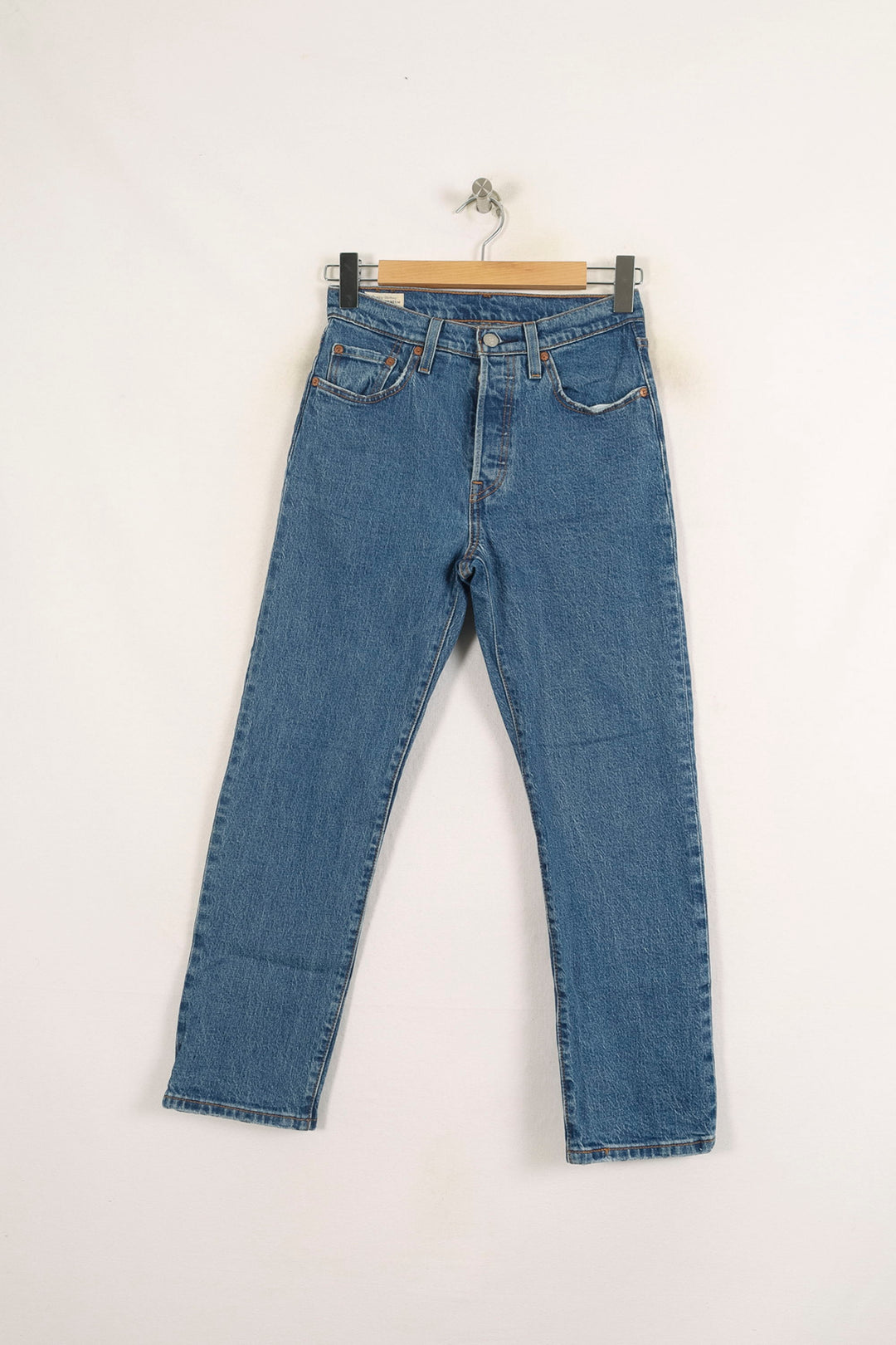 Jean Droit Bleu - Taille S/36 de la marque Levi's | PARAD73711 - Vendu par Paradigme - Image 2