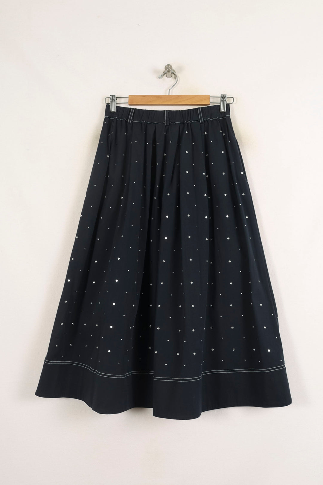 Jupe Midi Bleue - Taille XS/34 de la marque Maje | PARAD73721 - Vendu par Paradigme - Image 4