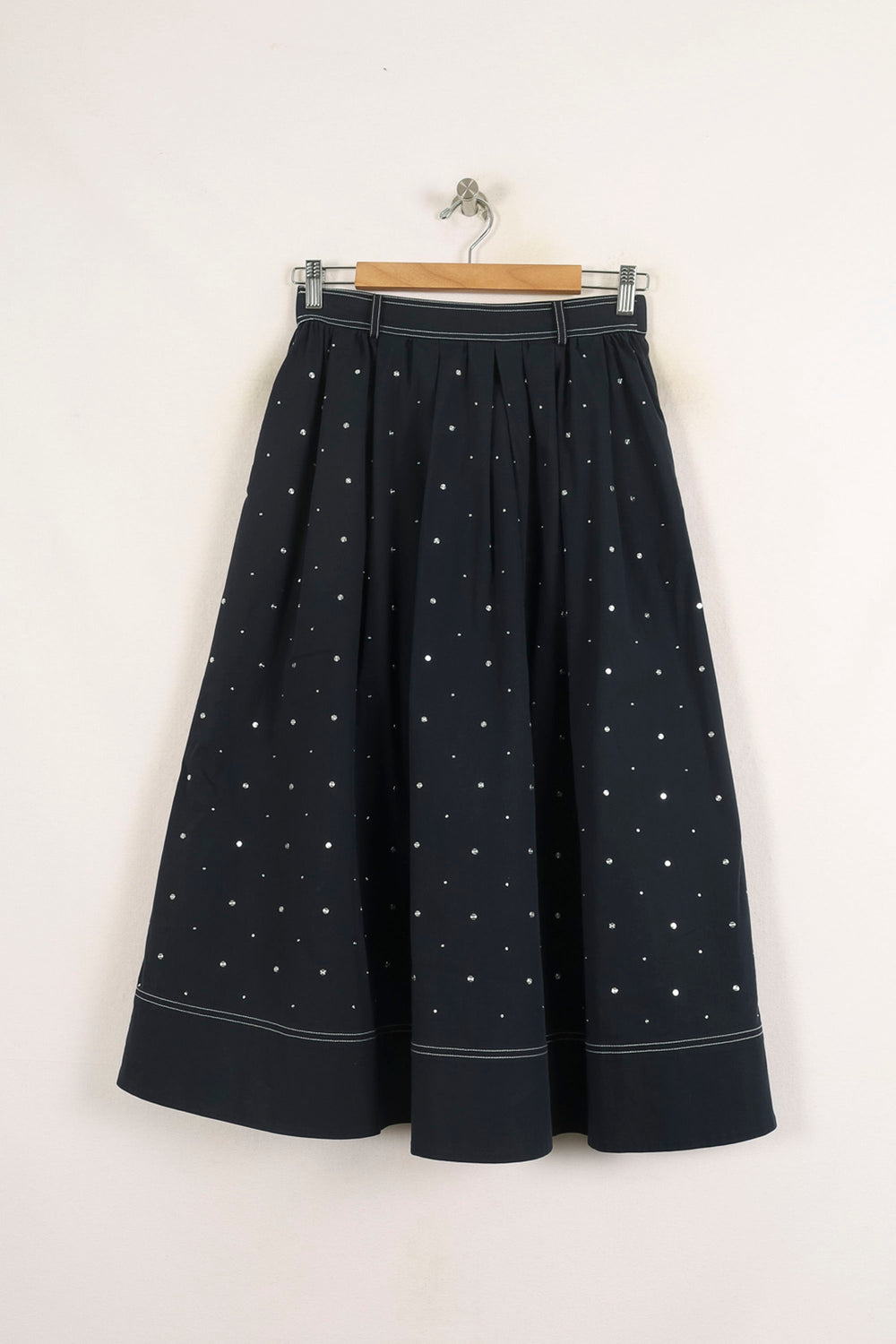 Jupe Midi Bleue - Taille XS/34 de la marque Maje | PARAD73721 - Vendu par Paradigme - Image 2