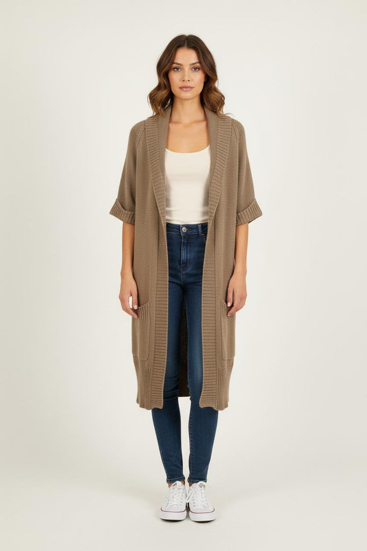 Cardigan Marron - Taille M/38 de la marque IKKS | PARAD73723 - Vendu par Paradigme - Image 1