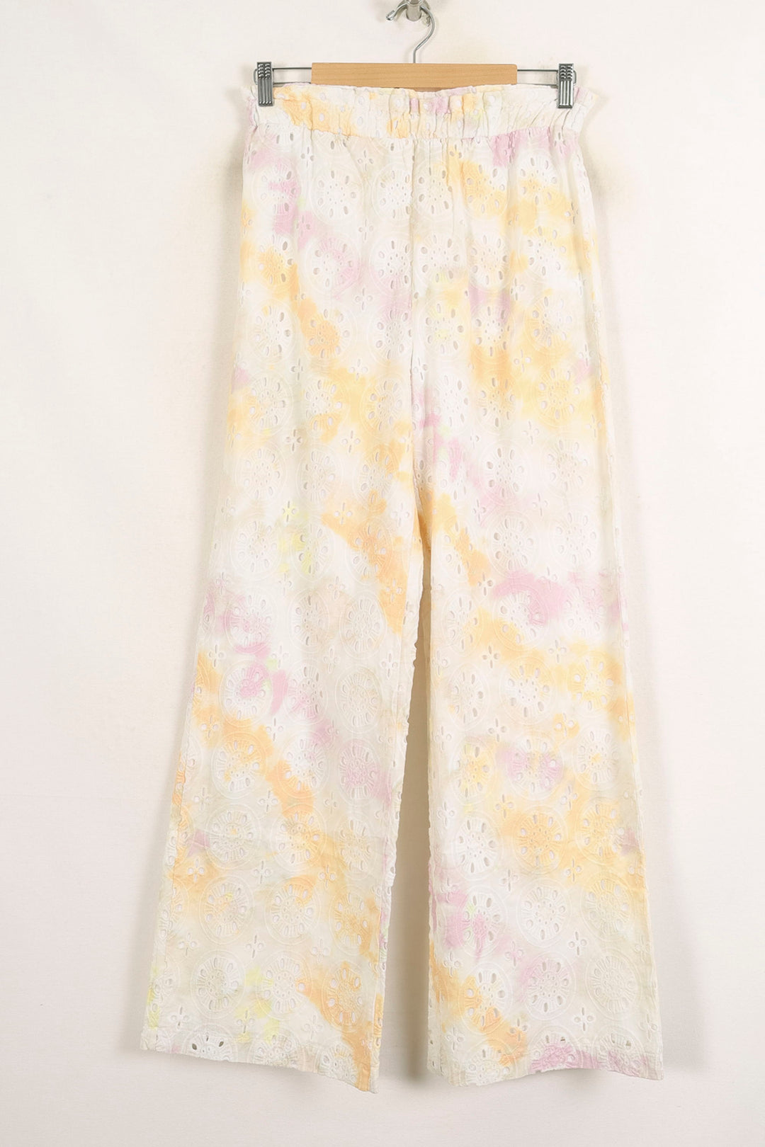 Pantalon Large Blanc et Jaune - Taille XS/34 de la marque Imprevu | PARAD73727 - Vendu par Paradigme - Image 2