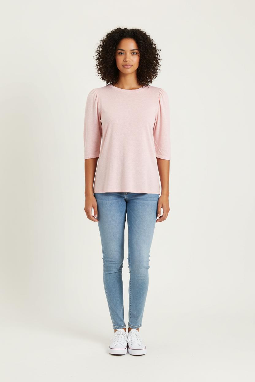 Tee-shirt Rose - Taille S/36 de la marque Bérénice | PARAD73745 - Vendu par Paradigme - Image 1