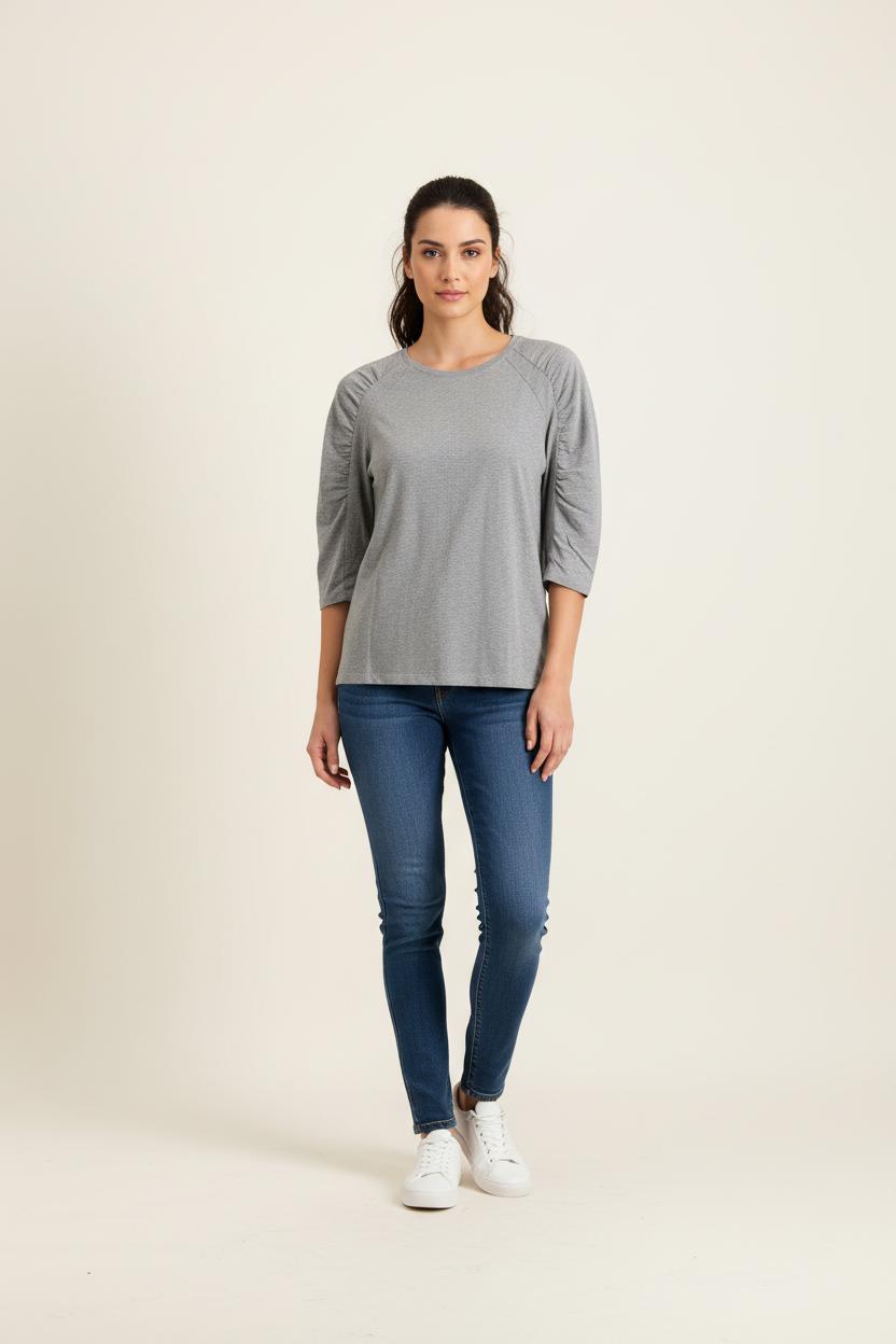 Tee-shirt Gris - Taille M/38 de la marque ba&sh | PARAD73748 - Vendu par Paradigme - Image 1