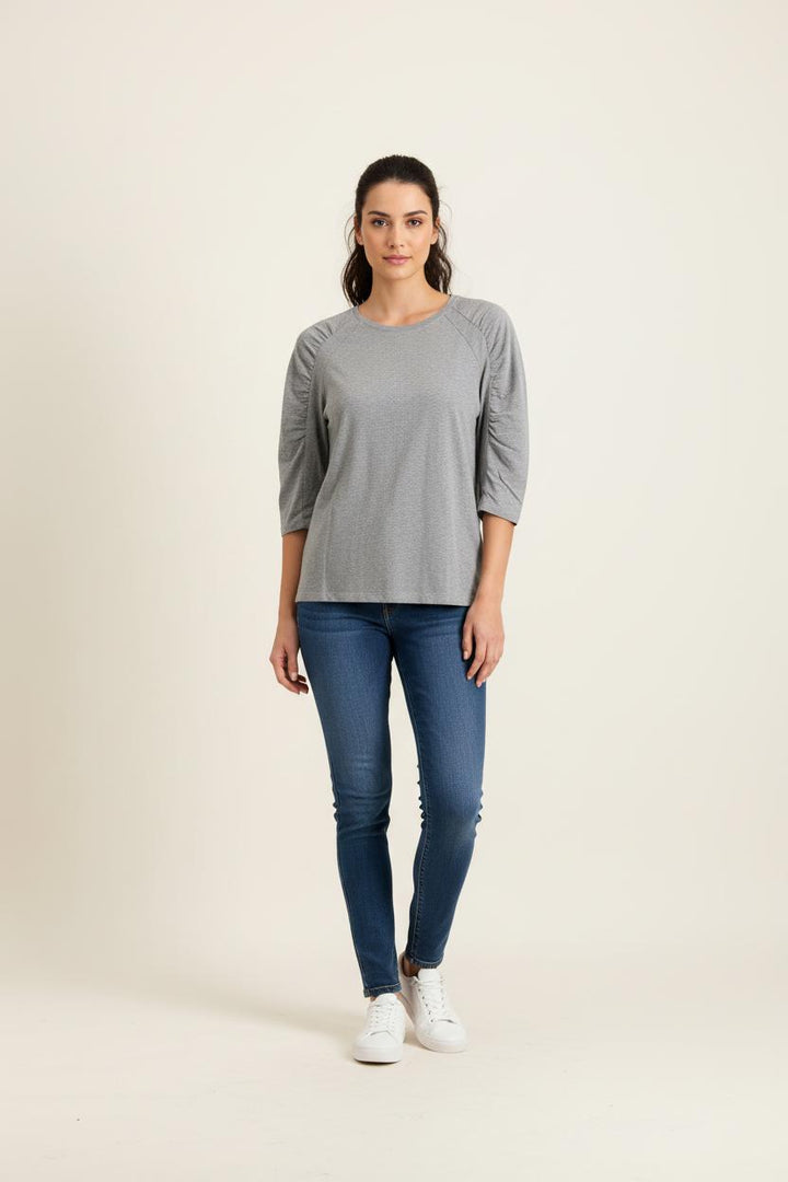 Tee-shirt Gris - Taille M/38 de la marque ba&sh | PARAD73748 - Vendu par Paradigme - Image 1