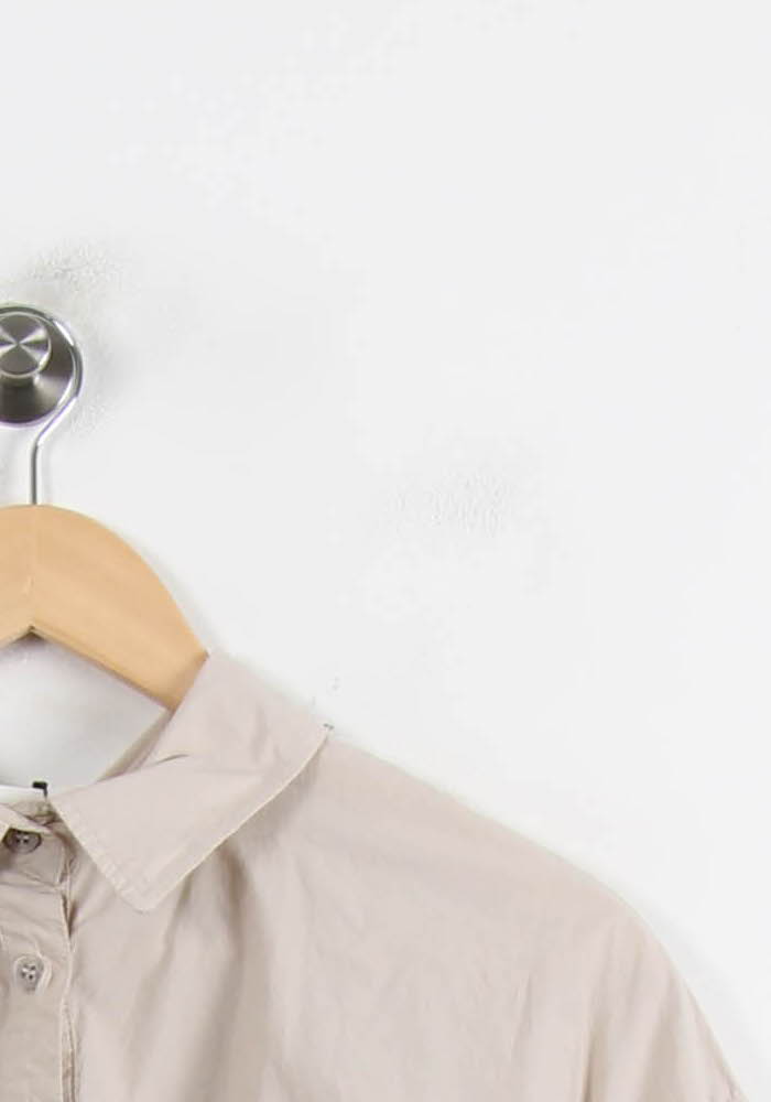 Robe Chemise Beige - Taille XS/34 de la marque American Vintage | PARAD73757 - Vendu par Paradigme - Image 3