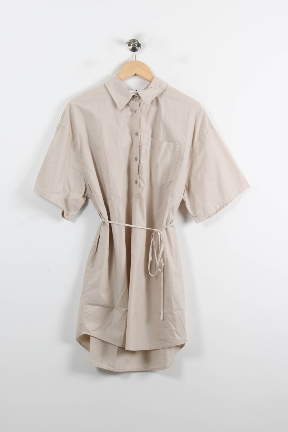 Robe Chemise Beige - Taille XS/34 de la marque American Vintage | PARAD73757 - Vendu par Paradigme - Image 2