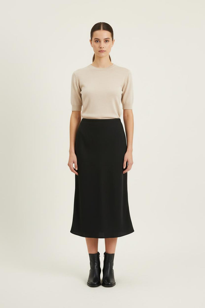 Jupe Midi Noire - Taille L/40 de la marque Karl Marc John | PARAD73765 - Vendu par Paradigme - Image 1