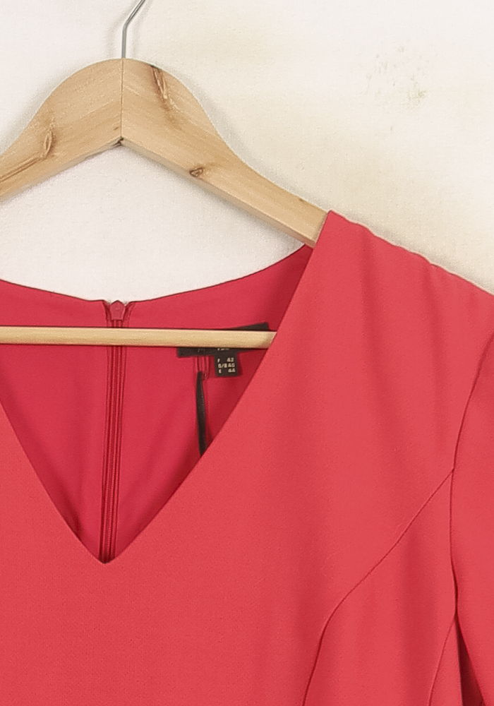 Robe Midi Rouge - Taille XL/42 de la marque Maison 123 | PARAD73774 - Vendu par Paradigme - Image 3