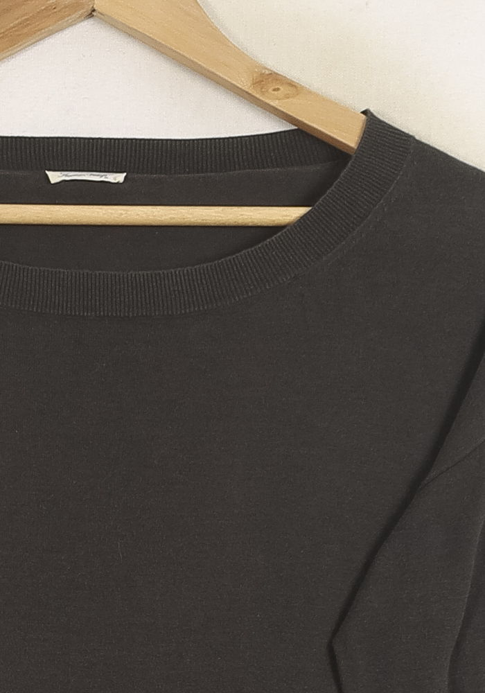 Pull Gris - Taille M/38 de la marque American Vintage | PARAD73779 - Vendu par Paradigme - Image 3