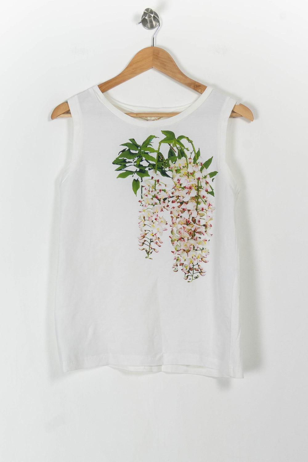 Débardeur Blanc et Vert - Taille M/38 de la marque Maje | PARAD73780 - Vendu par Paradigme - Image 2