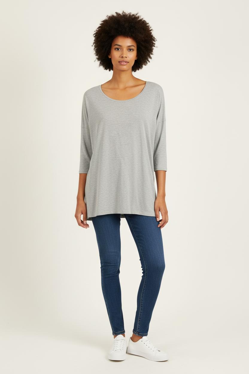 Tunique Grise - Taille L/40 de la marque One Step | PARAD73781 - Vendu par Paradigme - Image 1