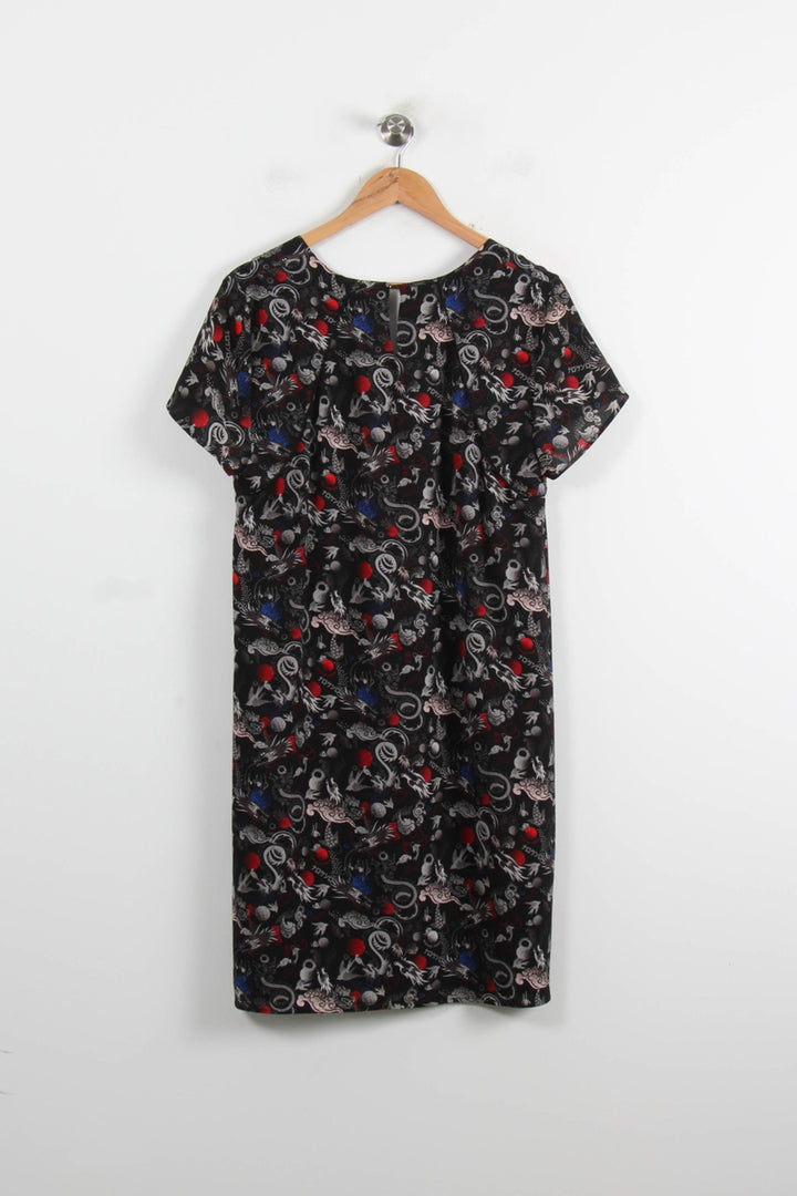 Robe Noire et Multicolore - Taille XL/42 de la marque IKKS | PARAD73785 - Vendu par Paradigme - Image 4