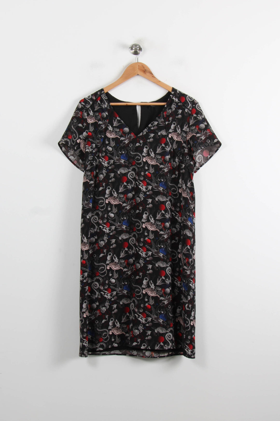 Robe Noire et Multicolore - Taille XL/42 de la marque IKKS | PARAD73785 - Vendu par Paradigme - Image 2