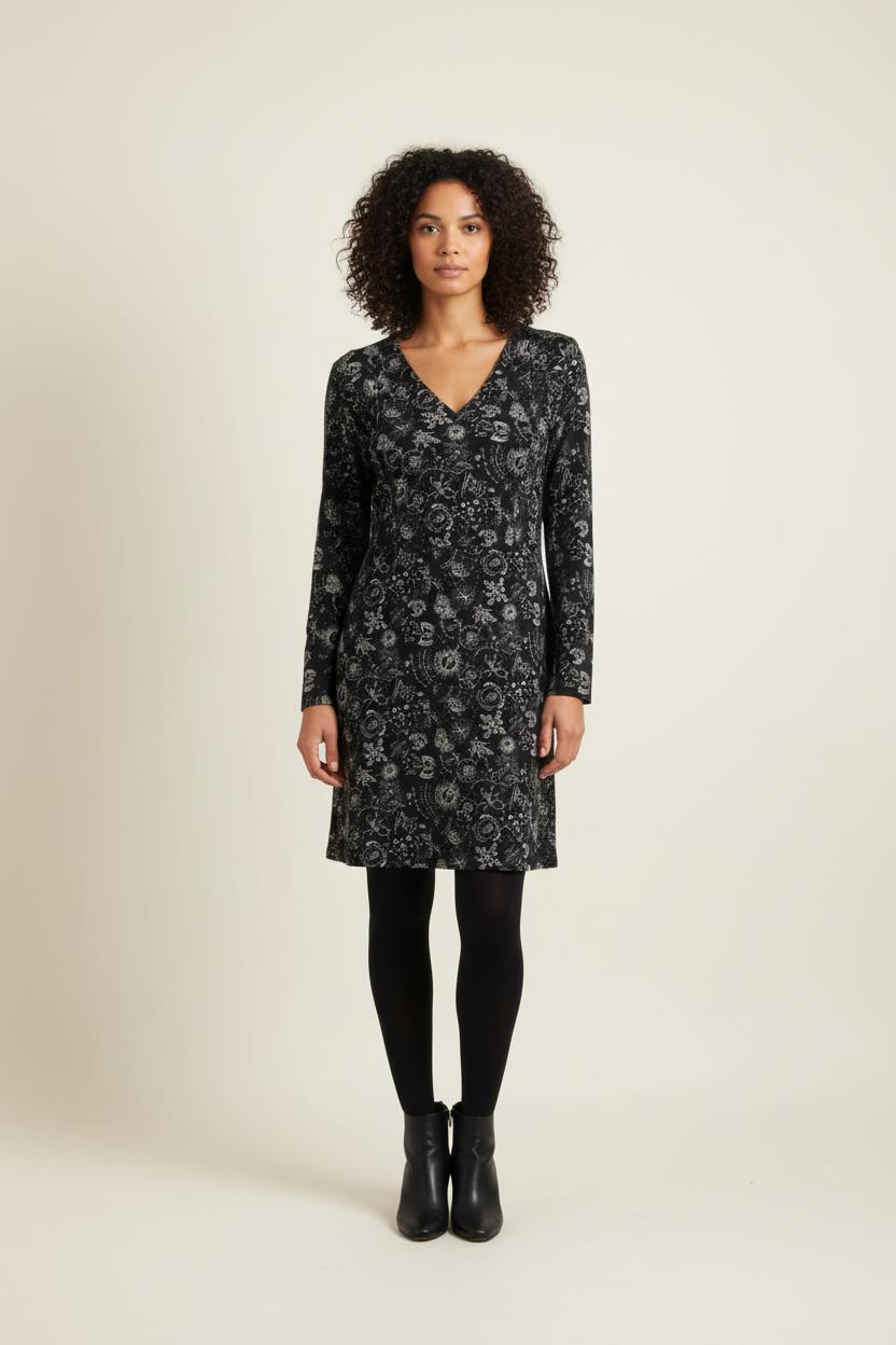 Robe Courte Noire et Blanche - Taille L/40 de la marque IKKS | PARAD73786 - Vendu par Paradigme - Image 1