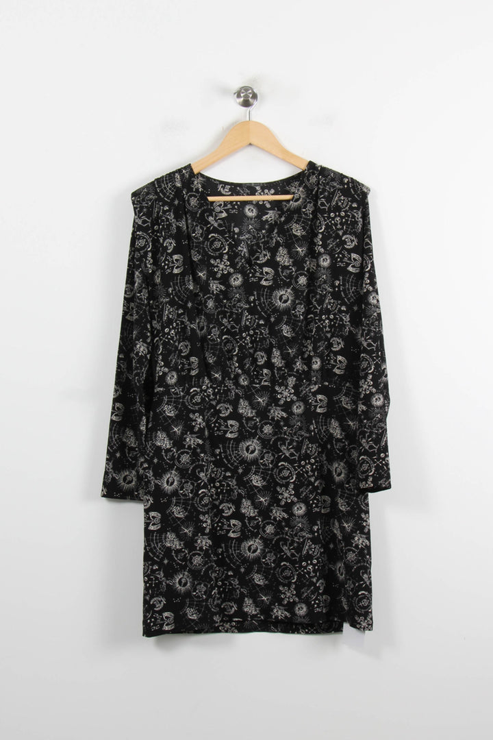 Robe Courte Noire et Blanche - Taille L/40 de la marque IKKS | PARAD73786 - Vendu par Paradigme - Image 2