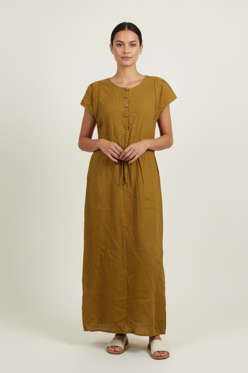 Robe Longue Marron - Taille XL/42 de la marque Des petits hauts | PARAD73790 - Vendu par Paradigme - Image 1