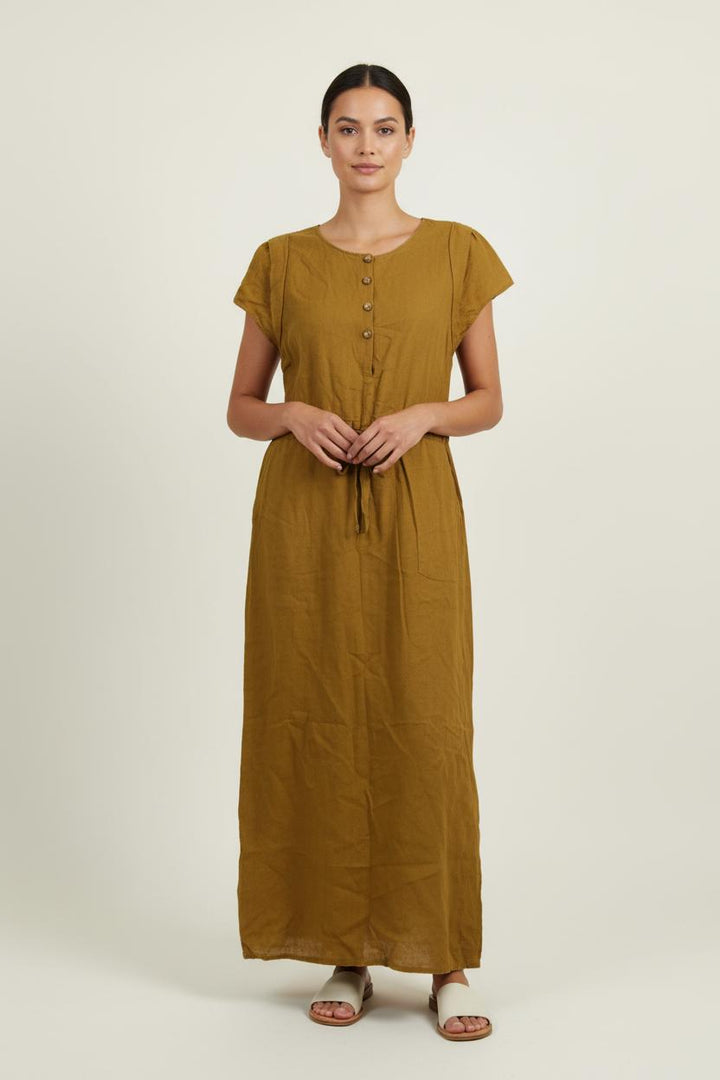 Robe Longue Marron - Taille XL/42 de la marque Des petits hauts | PARAD73790 - Vendu par Paradigme - Image 1