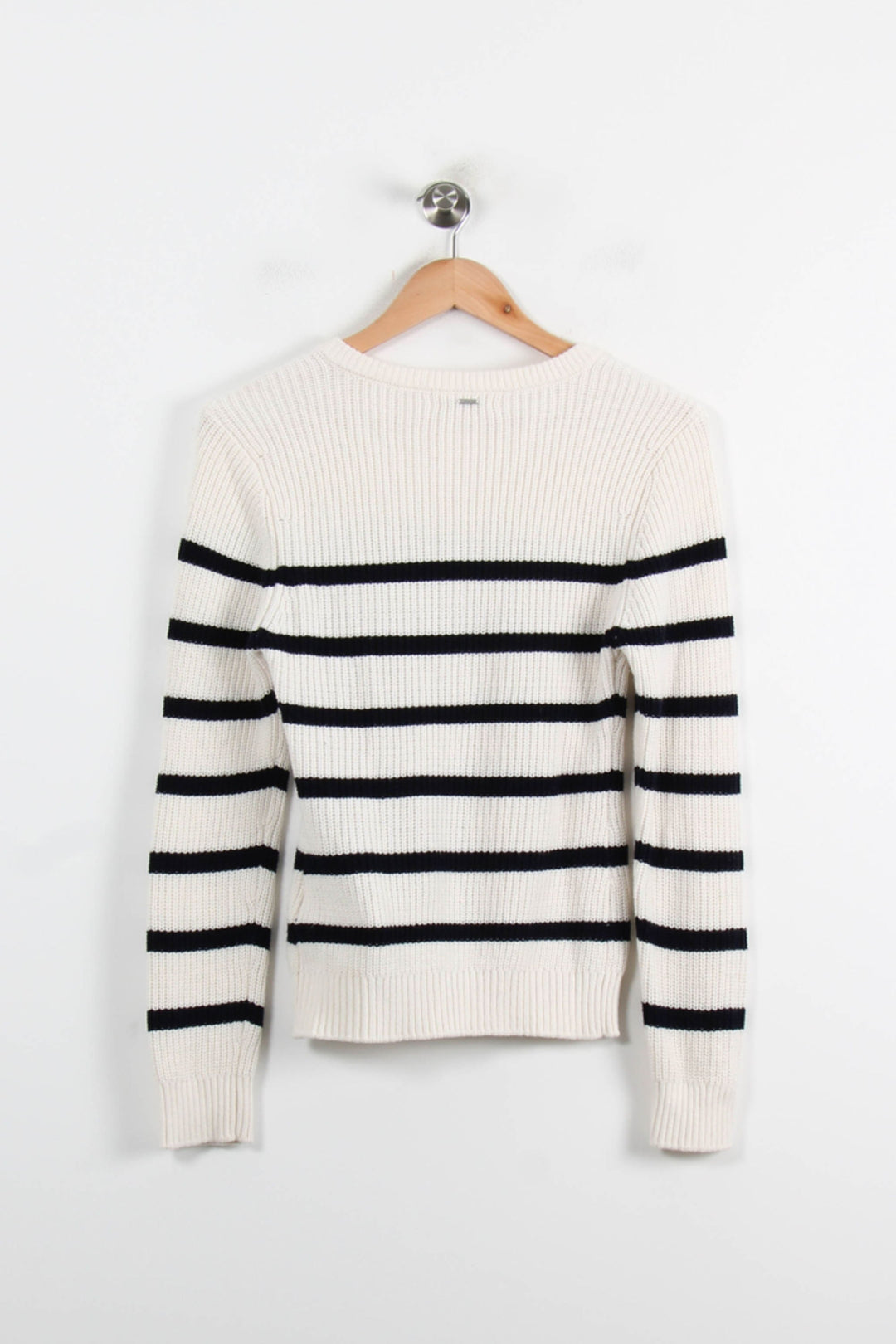 Pull Blanc et Noir - Taille M/38 de la marque IKKS | PARAD73793 - Vendu par Paradigme - Image 4