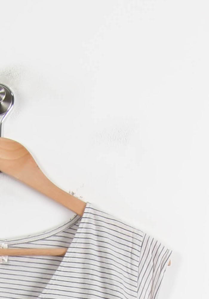 Robe Courte Blanche et Grise - Taille L/40 de la marque Des petits hauts | PARAD73800 - Vendu par Paradigme - Image 3