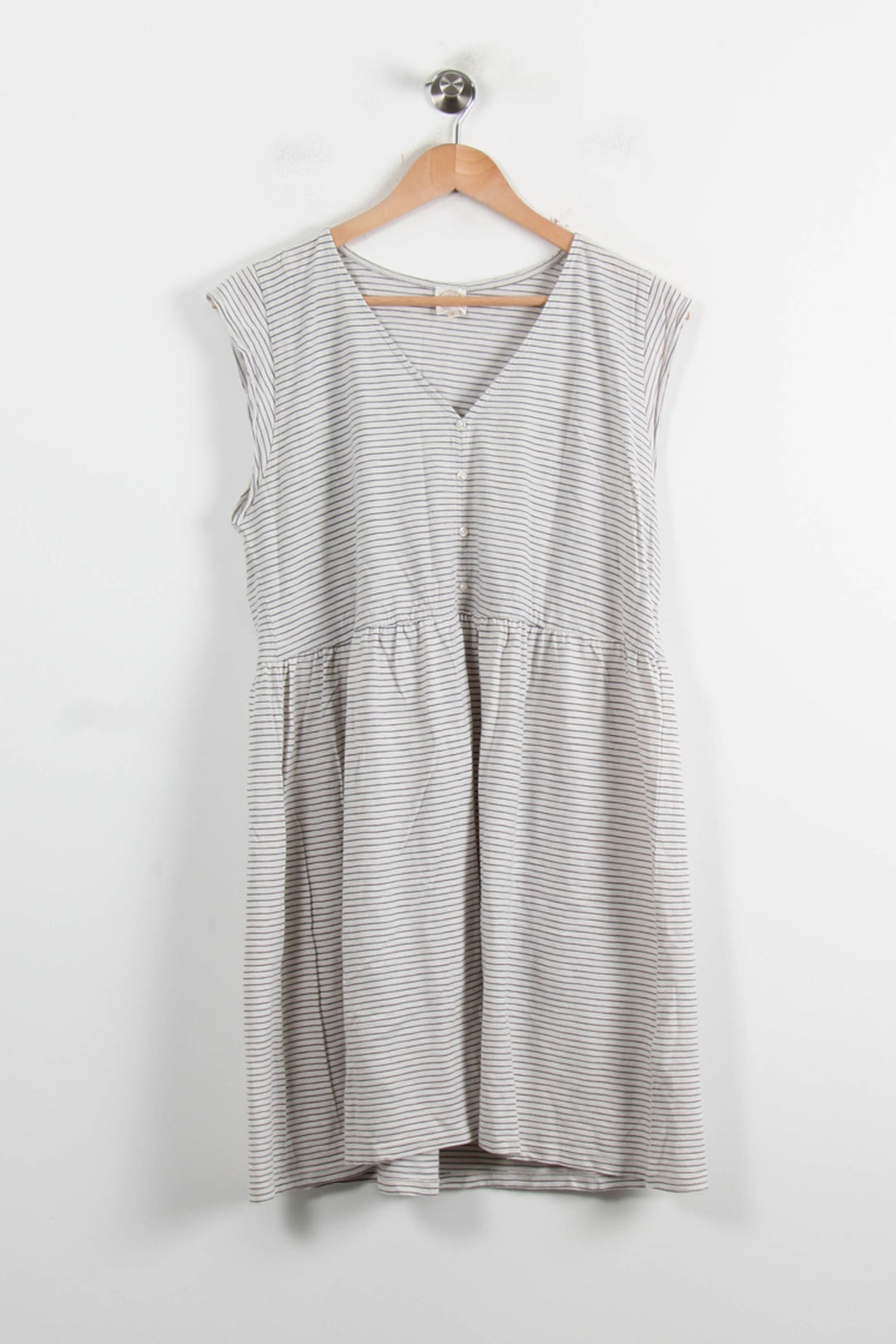 Robe Courte Blanche et Grise - Taille L/40 de la marque Des petits hauts | PARAD73800 - Vendu par Paradigme - Image 2