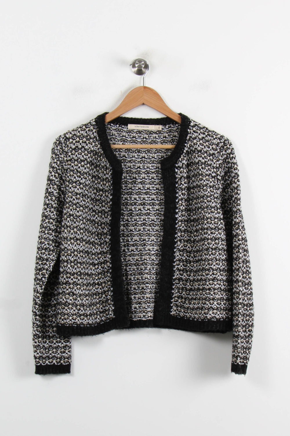 Gilet Noir et Blanc - Taille XS/34 de la marque La Fée Maraboutée | PARAD73802 - Vendu par Paradigme - Image 2