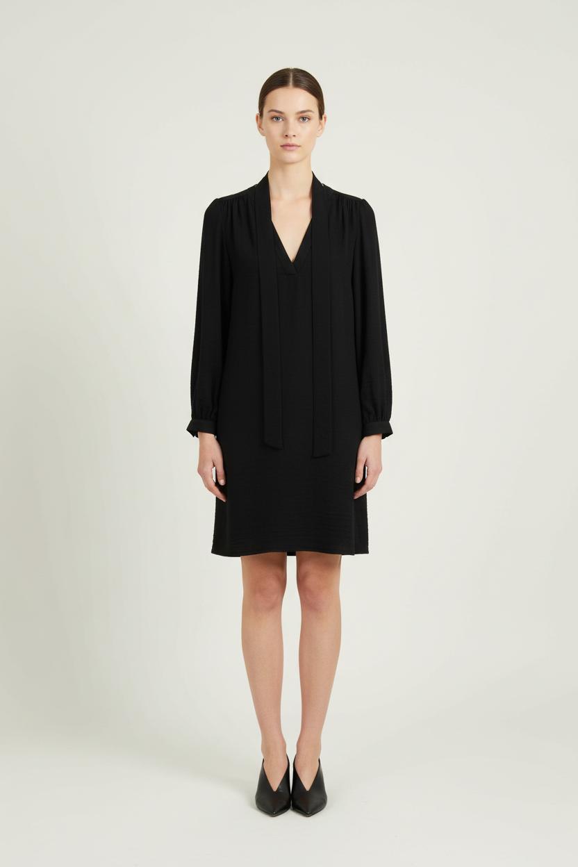 Robe Noire - Taille S/36 de la marque La Fée Maraboutée | PARAD73803 - Vendu par Paradigme - Image 1